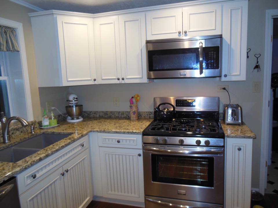 A picture of the new kitchen