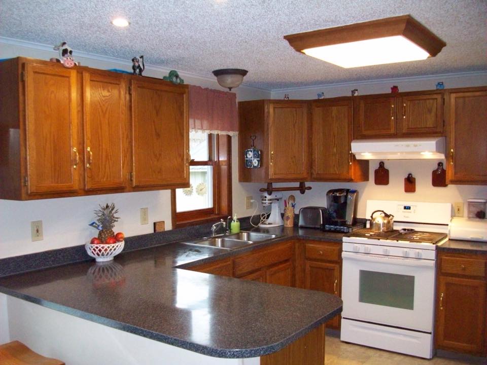 A picture of the new kitchen